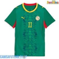 Camisa de time de futebol Senegal Nicolas Jackson #11 Replicas 2º Equipamento Feminina Mundo 2026 Manga Curta